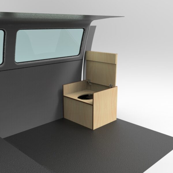 Pouf pour toilette sèche pour aménagement combi et Van – Image 4